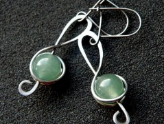 Náhrdelník - černý a modrý