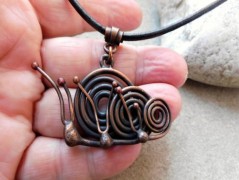 Náhrdelník - černý a modrý