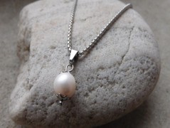 Náhrdelník - černý a modrý