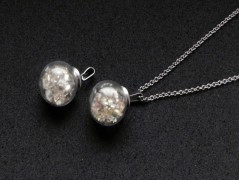 Náhrdelník - černý a modrý