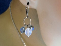 Náhrdelník - černý a modrý