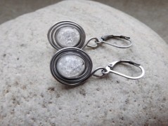 Náhrdelník - černý a modrý