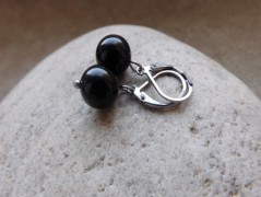 Náhrdelník - černý a modrý