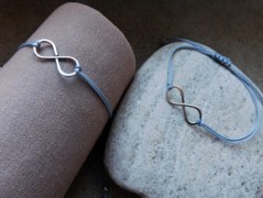 Náhrdelník - černý a modrý