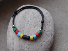 Náhrdelník - černý a modrý