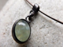 Náhrdelník - černý a modrý