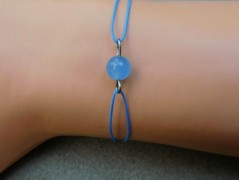 Náhrdelník - černý a modrý