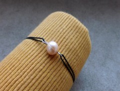 Náhrdelník - černý a modrý