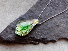 Náhrdelník - černý a modrý