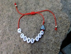 Náhrdelník - černý a modrý