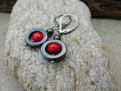 Náhrdelník - černý a modrý