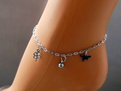 Náhrdelník - černý a modrý