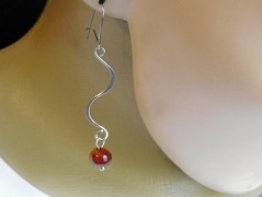 Náhrdelník - černý a modrý