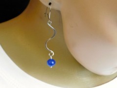 Náhrdelník - černý a modrý