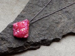 Náhrdelník - černý a modrý