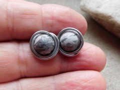 Náhrdelník - černý a modrý