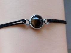 Náhrdelník - černý a modrý