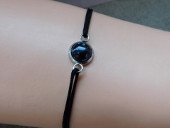 Náhrdelník - černý a modrý