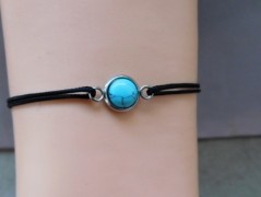 Náhrdelník - černý a modrý