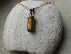 Náhrdelník - černý a modrý