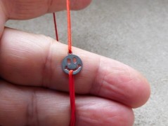 Náhrdelník - černý a modrý