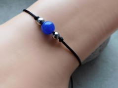 Náhrdelník - černý a modrý