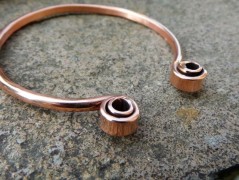 Náhrdelník - černý a modrý