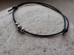 Náhrdelník - černý a modrý