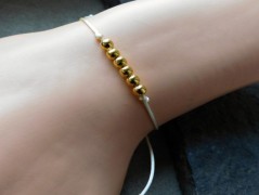 Náhrdelník - černý a modrý