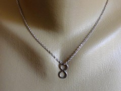 Náhrdelník - černý a modrý