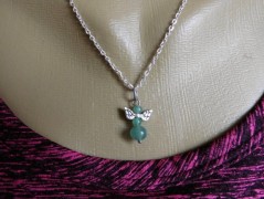 Náhrdelník - černý a modrý