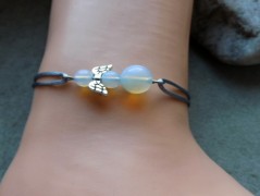 Náhrdelník - černý a modrý