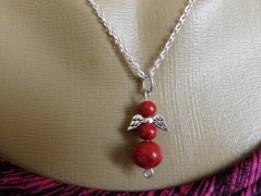 Náhrdelník - černý a modrý