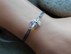 Náhrdelník - černý a modrý