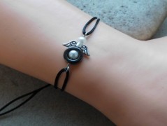 Náhrdelník - černý a modrý