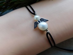 Náhrdelník - černý a modrý