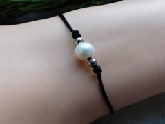 Náhrdelník - černý a modrý