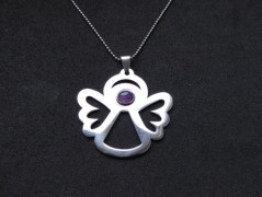 Náhrdelník - černý a modrý