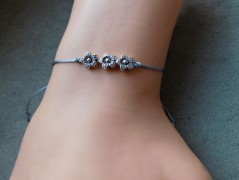 Náhrdelník - černý a modrý