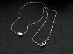 Náhrdelník - černý a modrý