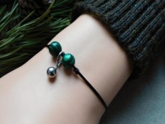 Náhrdelník - černý a modrý