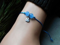 Náhrdelník - černý a modrý