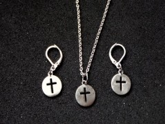 Náhrdelník - černý a modrý