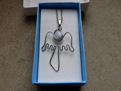 Náhrdelník - černý a modrý