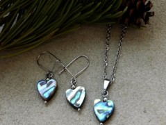 Náhrdelník - černý a modrý