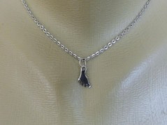 Náhrdelník - černý a modrý