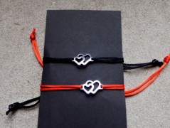 Náhrdelník - černý a modrý