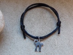 Náhrdelník - černý a modrý