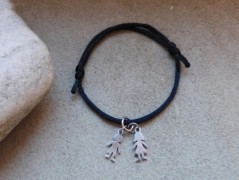 Náhrdelník - černý a modrý