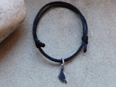 Náhrdelník - černý a modrý